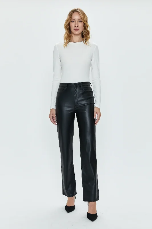 Slate Cassie Vegan Leather Jeans