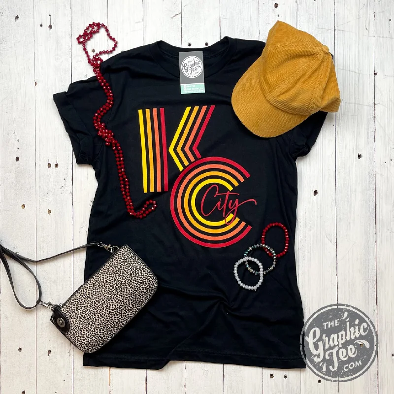 KC Ombre Black Tee