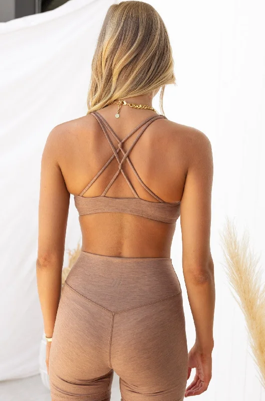 Align Bralette - Nutmeg Marl