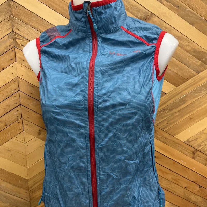 La Sportiva- Hustle Vest- MSRP compared $110: Blue/Red `-women-SM