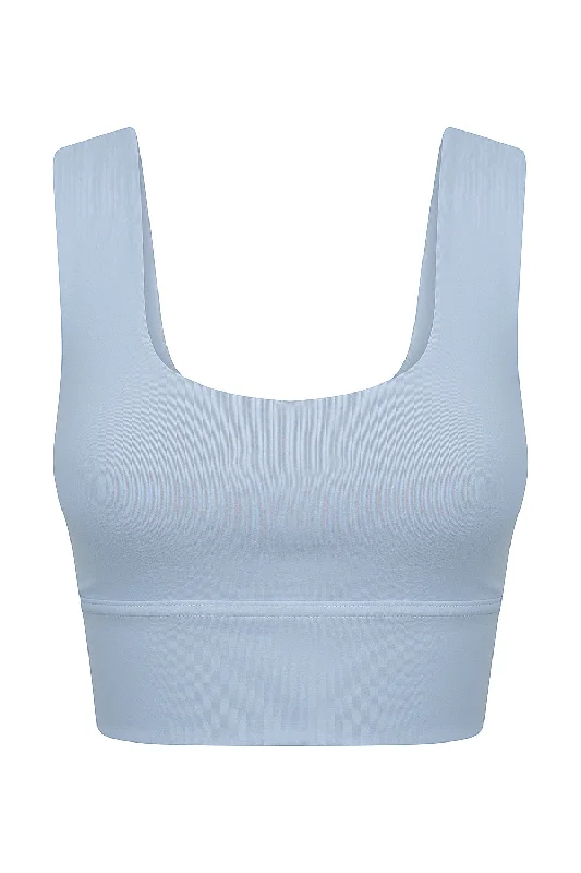 Light Blue Ava Bralette Sports Bra