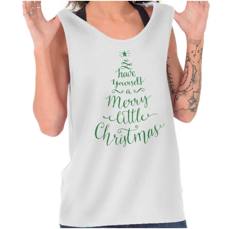 Merry Little Christmas Tank Top