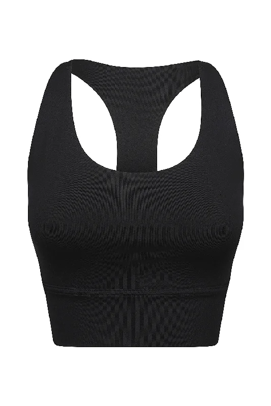 Black Tomè Bralette Sports Bra