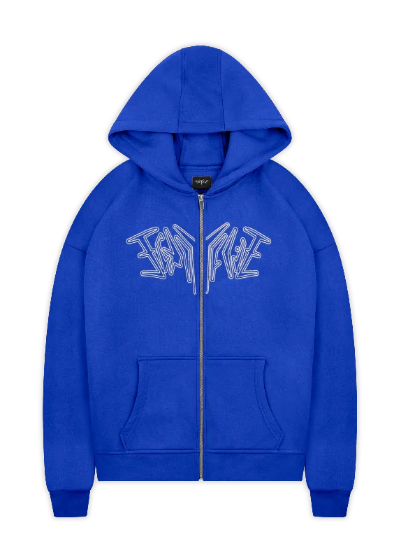 ZIP HOODIE BLUE