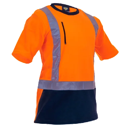 Hi Vis Day/Night Short Sleeve Polar Fleece T-shirt