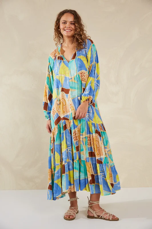 Palermo Tiered Maxi Dress - Solare