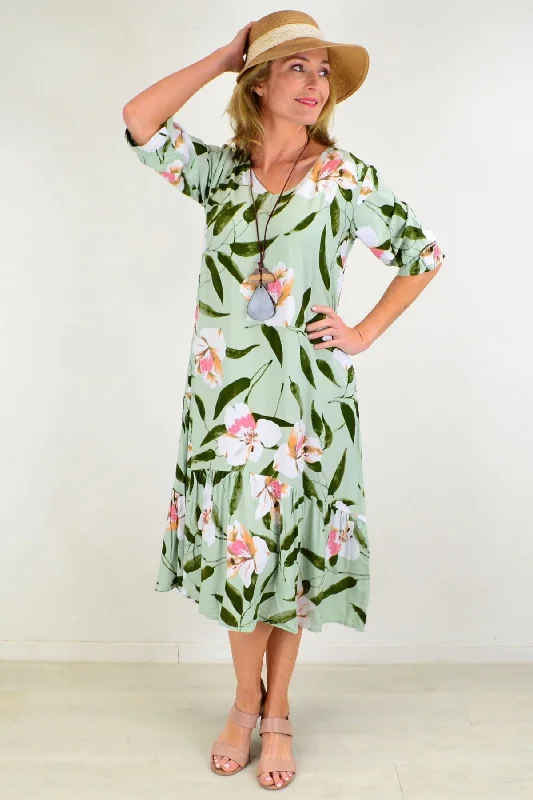 Orchid Garden Tunic Slip Dress