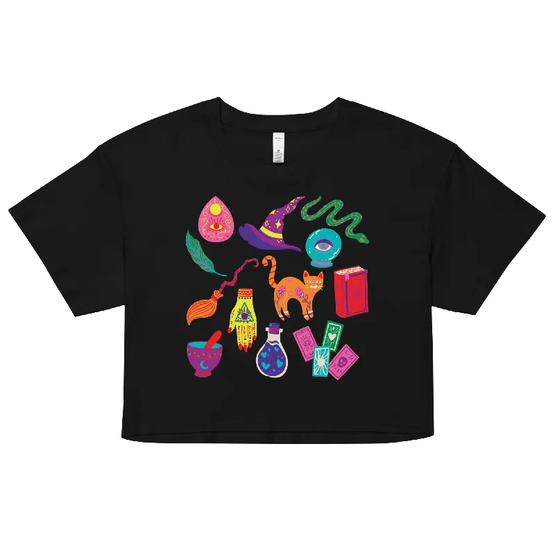 Rainbow Witch Crop Top