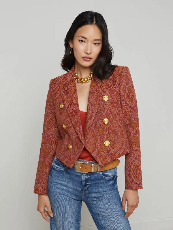 Lila Jacquard Blazer