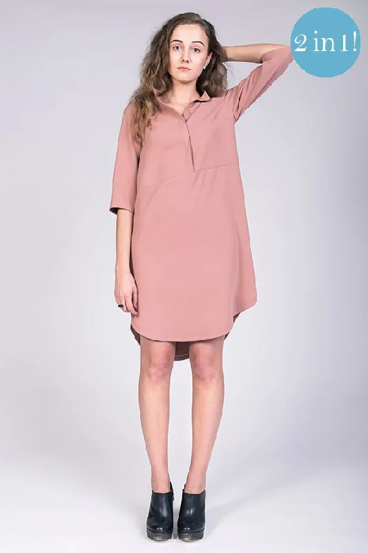 Helmi Trench Blouse & Tunic Dress