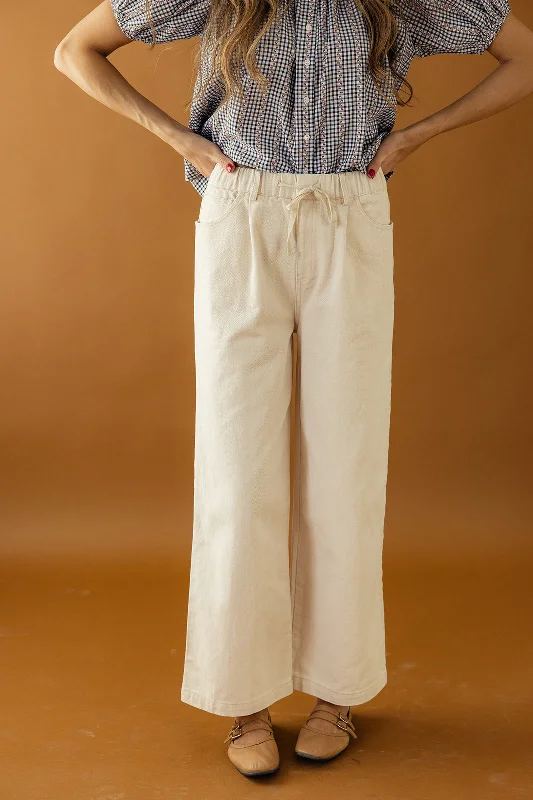 Jake Tie Waist Wide Leg Pants